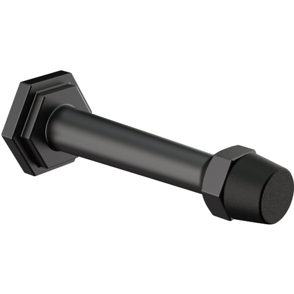 National Hardware Powell 3 In. Matte Black Door Stop N830-530