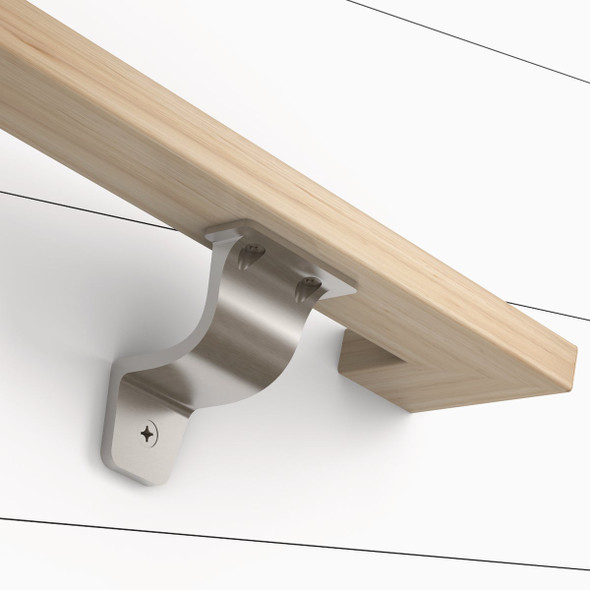 National Hardware 3 In. Satin Nickel Cooper Handrail Bracket N830-520 204910
