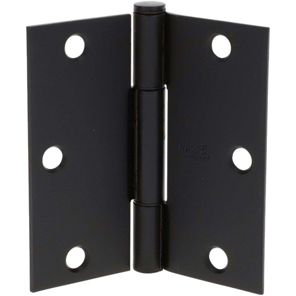 National Hardware 1/4" Blk Sqk Guard Hinge N830-445
