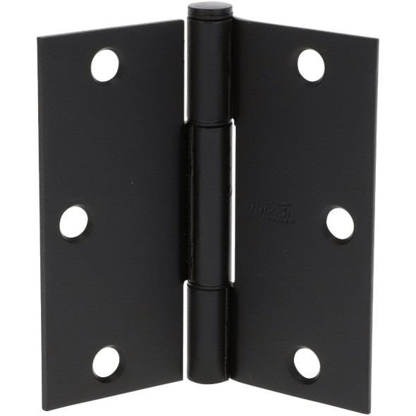 National Hardware 1/4" Blk Sqk Guard Hinge N830-445