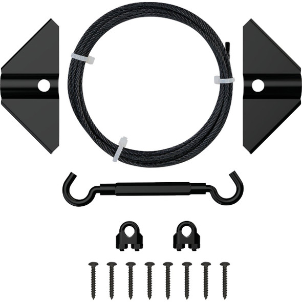 National Hardware Black Anti-Sag Gate Kit N166-004