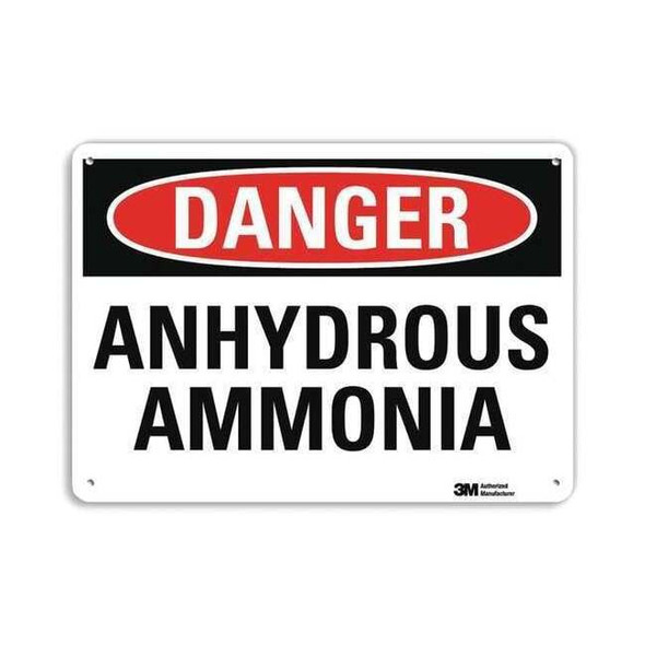 Danger Sign, 10 in H, 14 in W, Vertical Rectangle, English, U3-1103-RA_14X10