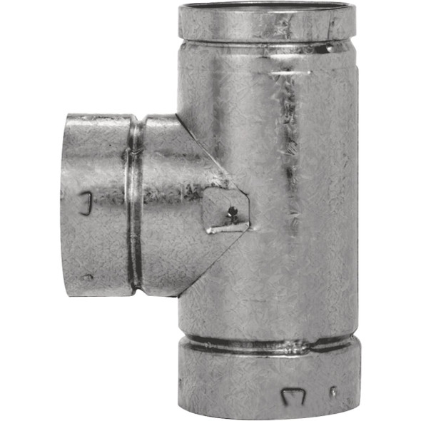SELKIRK RV 5 In. Round Gas Vent Tee 105100 SELKIRK RV 5 In. Round Gas Vent Tee 105100