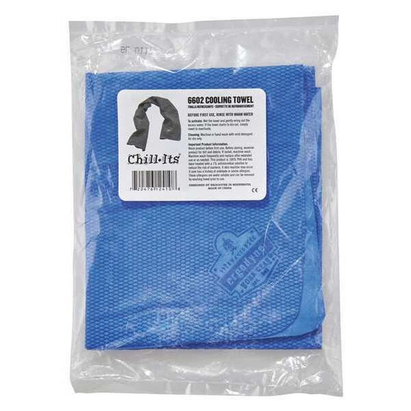 Ergodyne Evaporative Cooling Towel,Blue,PK50 6602-BULK Ergodyne Evaporative Cooling Towel,Blue,PK50 6602-BULK