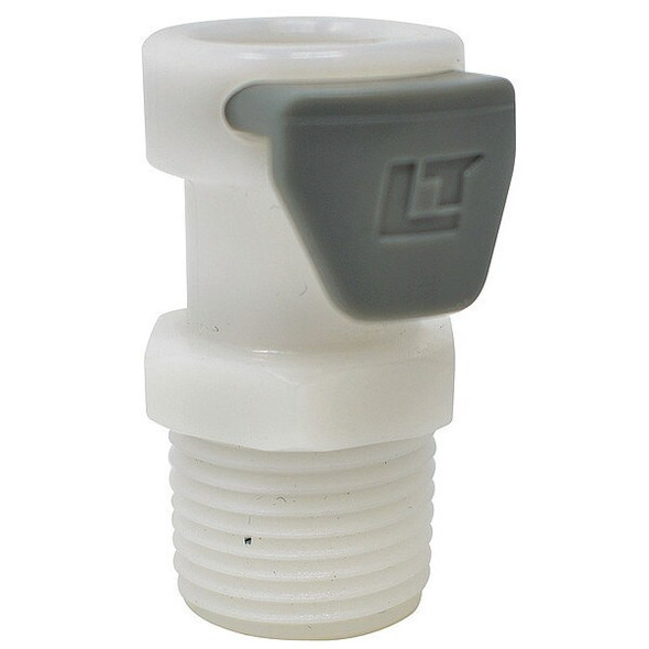 Nephros Coupler,3/8" Dia,1",Plastic 70-0902