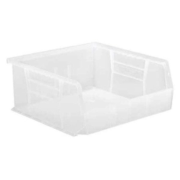 Quantum Storage Systems HangandStackBin,10.875inL,11inW,Plastic QUS235CL