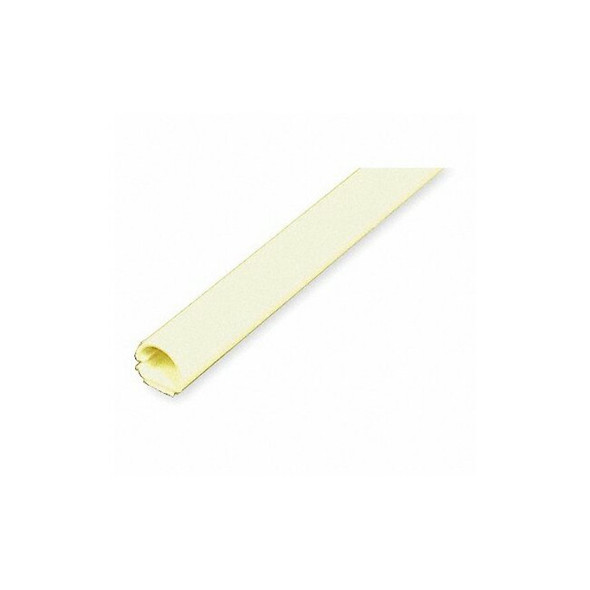 Cover Plate Raceway, 300 Series, 1 Channel, 1/2 in W, 3/8 in H, 5 ft L, Ivory