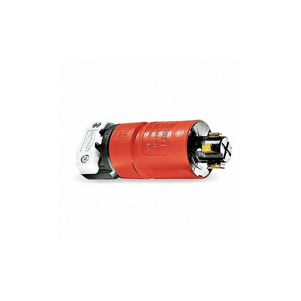 Hubbell Wiring Device-Kellems LckPlg,Strt;30 A;Blk; White,Nylon,4Blds HBL20445B Hubbell Wiring Device-Kellems LckPlg,Strt;30 A;Blk; White,Nylon,4Blds HBL20445B