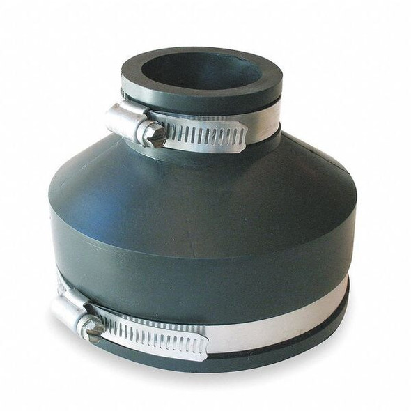Manufacturer Varies Flexible Coupling,PVC,6 x 2 in Pipe Size 1056-62
