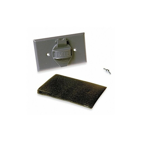 Bell Outdoor 1 -Gang Horizontal Weatherproof Cover, ,Aluminum 5152-0