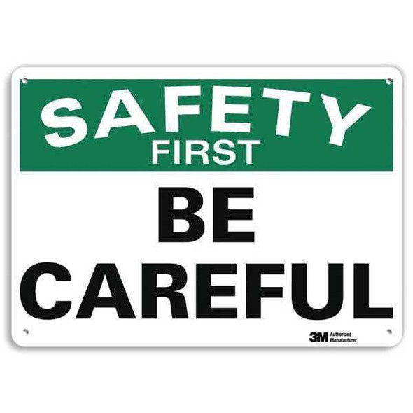 Lyle Safety Sign,10 inx14 in,Plastic U7-1165-NP_14X10
