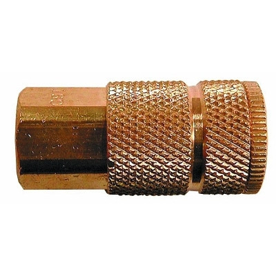 Coilhose Pneumatics Coilflow™ ARO Interchange Series Coupler, 1/4 in (NPT) F, Brass
