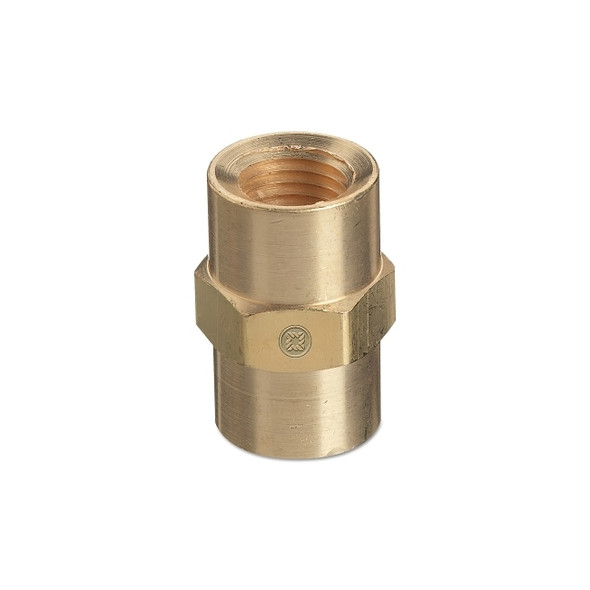 Pipe Thread Couplings, Adapter, 3,000 PSIG, Brass, 3/8 in (NPT)
