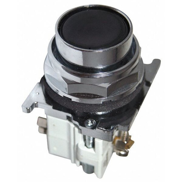 Eaton FlushPushButtnOp,NonIllum,Blk,1NO/1NC 10250T30B