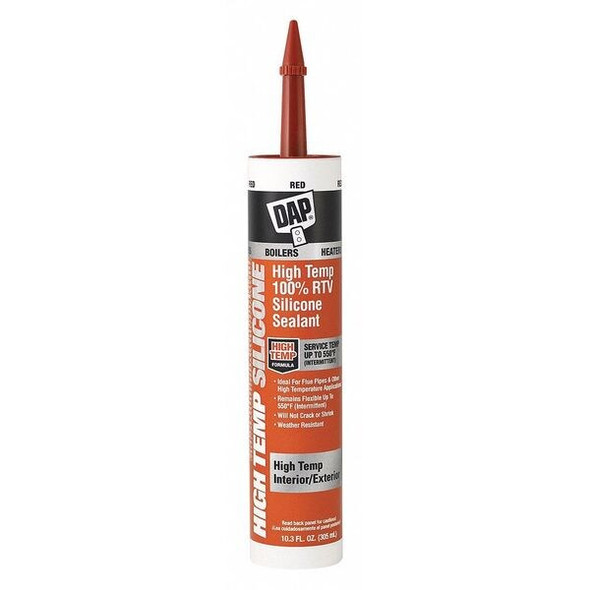 Dap Silicone Sealant,Red,High Temp 08013