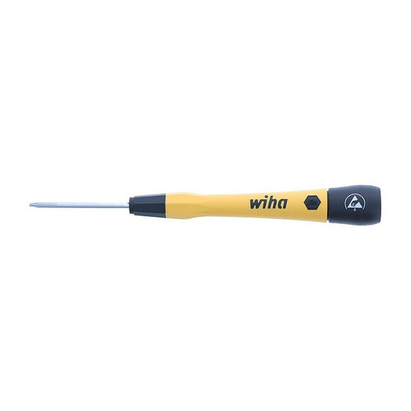 Wiha ESDPrecisionScrDrv,Torx,T6,Black,Round 27865