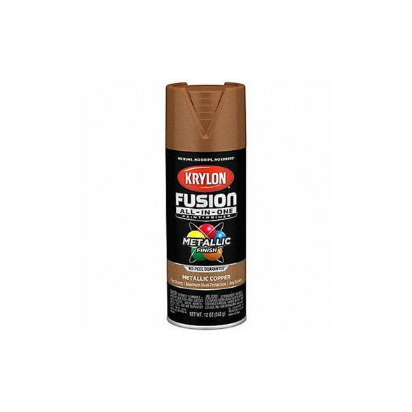 Krylon Metallic Spray Paint,Copper,12oz. K02768007 Krylon Metallic Spray Paint,Copper,12oz. K02768007