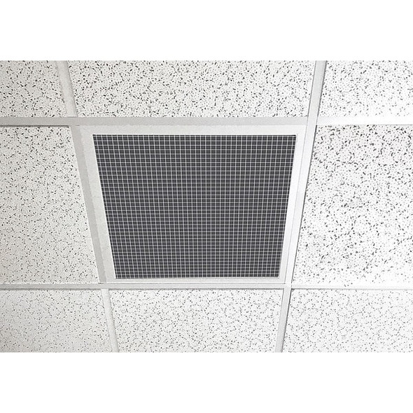 American Louver Return Air Grille 23.75 X 23.75, Powder Coated, Aluminum AG-22X22-RTW-2PK