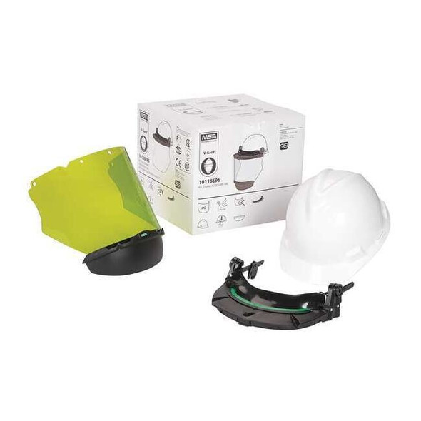 V-Gard Accessory Arc Kit, White, For Slotted Caps w/Chin Protector