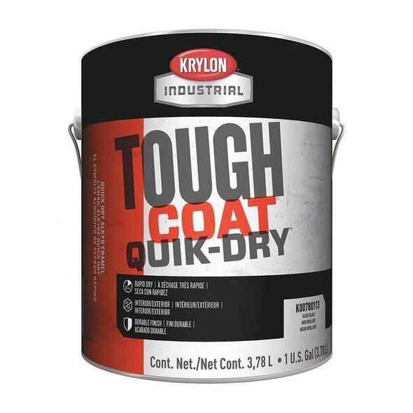 Krylon Interior/Exterior Paint, High Gloss, Alkyd Base, Red, 1 gal K00780117-16