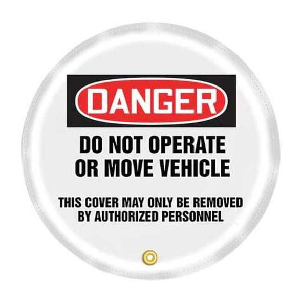 Accuform Steering Wheel Cover,Do Not Operate,20 KDD824