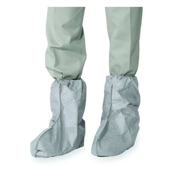 Disposable Boot Covers, L, Tyvek(R) 400, Elastic, Serged Seam