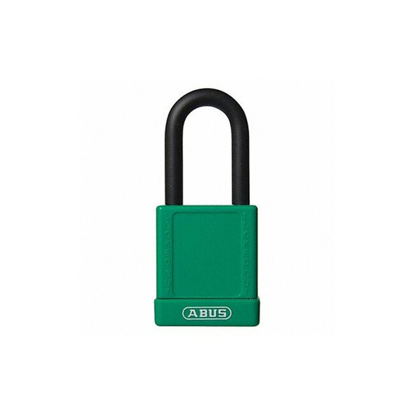 Abus Lockout Padlock,KD,Green,1-3/4"H 74/40 KD GREEN Abus Lockout Padlock,KD,Green,1-3/4"H 74/40 KD GREEN