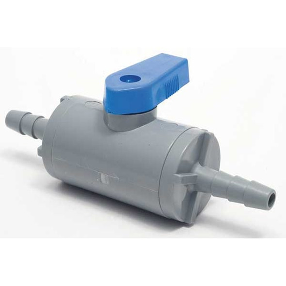 Manufacturer Varies 3/8" Barb PVC Ball Valve Inline PVC 638-6B6B-F