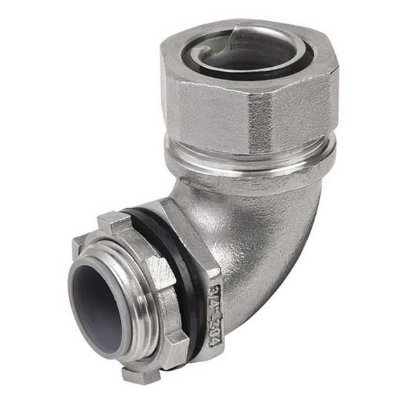 Calbrite Connector,SS,Trade Size 1/2in S60500FC90 Calbrite Connector,SS,Trade Size 1/2in S60500FC90