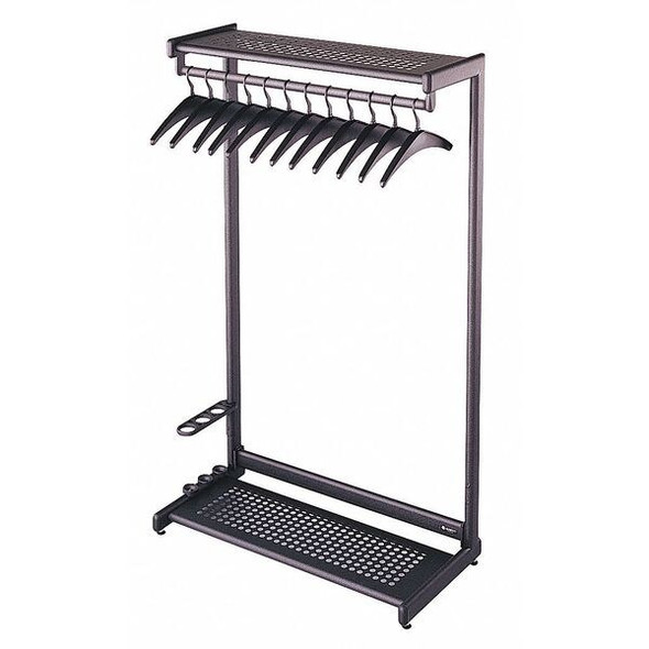 Quartet Garment Rack,24 in W,Black 20222 Quartet Garment Rack,24 in W,Black 20222