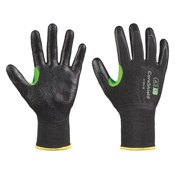 Cut-Resistant Gloves, Cut Level A3 ,Dipped ,Nitrile ,Smooth ,2XL 1 PR