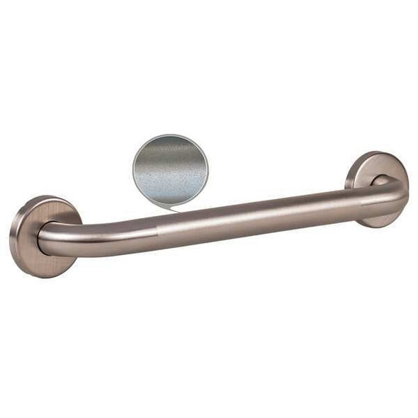 Wingits Grab Bar,SS,Peened Satin,18 in L WGB5SSPE18 Wingits Grab Bar,SS,Peened Satin,18 in L WGB5SSPE18