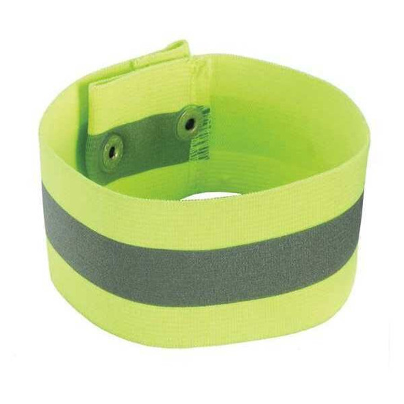 Ergodyne Arm/Leg Band - Button,L/XL,Lime 8001