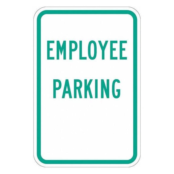 Lyle Employee Parking Sign,18" x 12, T1-1179-EG_12x18 T1-1179-EG_12x18