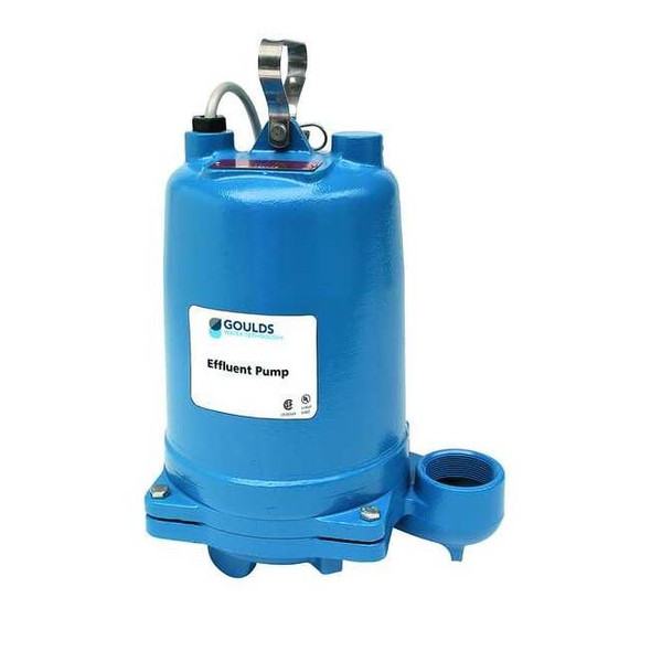 Goulds EffluentPump,20ft,14.5A,0.5hp,120VAC WE0511HH