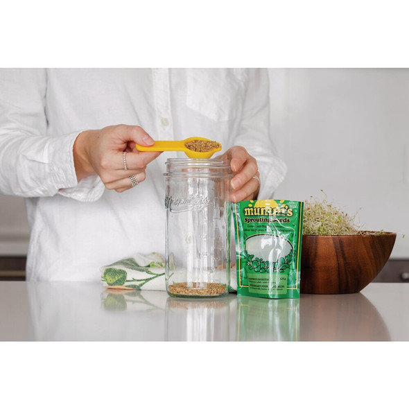 Masontops Wide Mouth Single Mason Jar Sprouting Kit SKIT1W 605659