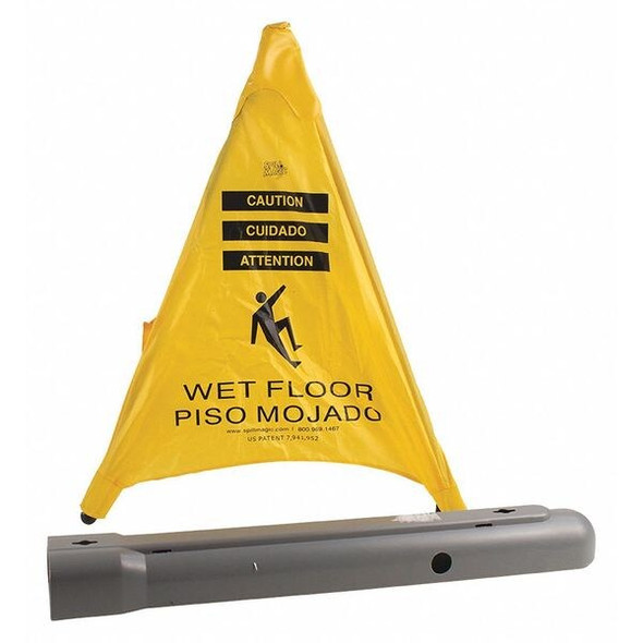 Spill Magic Pop Up Safety Cone,Yellow,22 1/4 in H 220SC Spill Magic Pop Up Safety Cone,Yellow,22 1/4 in H 220SC
