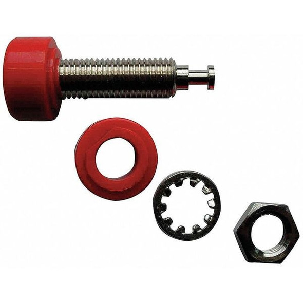 Manufacturer Varies Banana Jack, 30VAC/60VDC, Red, PK10 5TXA0