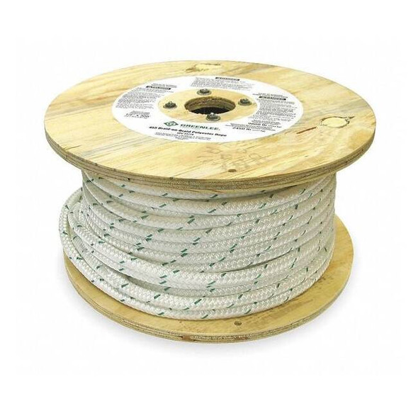 Greenlee Cable Pulling Rope,10000lb Max,Polybraid 455