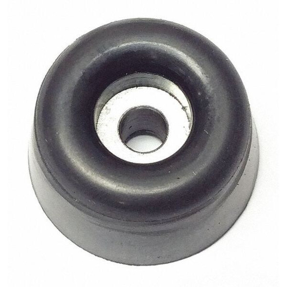 Bumper, Rubber, Black, 1 in, 17/32"H x 17/32"W, PK5