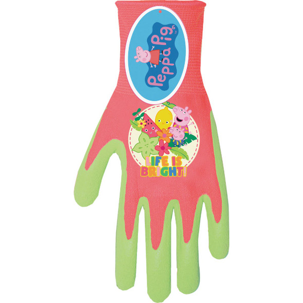 Midwest Gloves & Gear Peppa Pig Toddler Latex Gripper Gloves