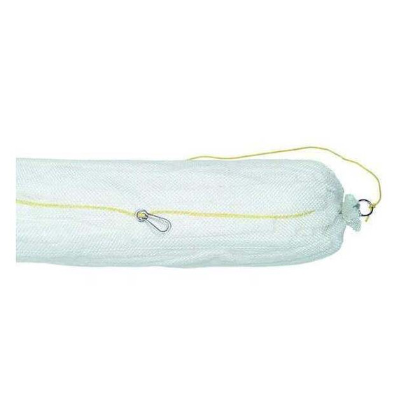 Pig Sorbent Boom, 48 gal, 8 in x 10 ft, Oil, White, 4 PK BOM202