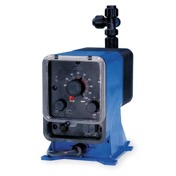 Pulsatron Chemical Metering Pump,PVDF,24gpd,.38in LPB4SA-KTC1-G19 Pulsatron Chemical Metering Pump,PVDF,24gpd,.38in LPB4SA-KTC1-G19