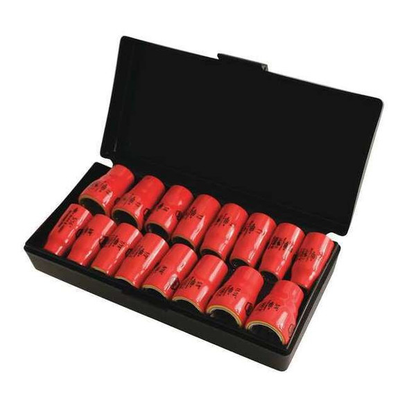 Wiha Insulated Socket Set,16 pc. 31491