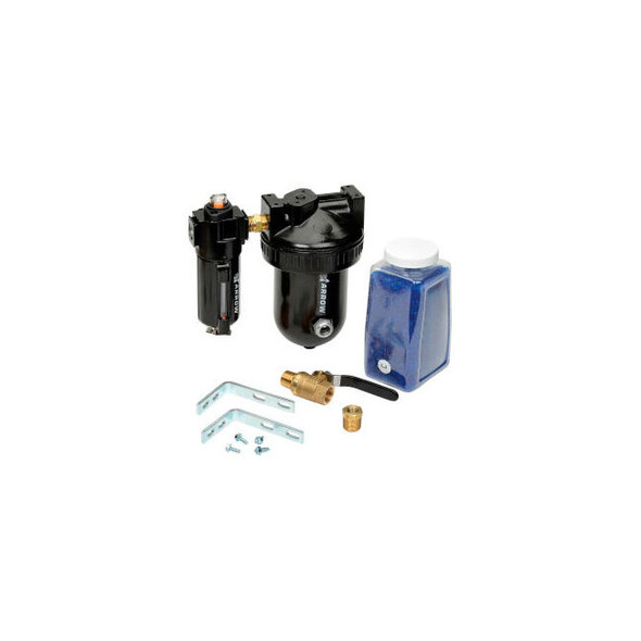 Arrow Economy StageAir 1 Qt. Desiccant Dryer D7612 Zinc & Aluminum Bowl 1/2"" NP