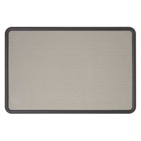 Quartet Fabric Bulletin Board 2 x 3 ft., Gray 7693G