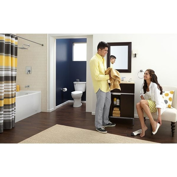 American Standard Toilet Tank, 1.28 gpf, Gravity Fed, Floor Mount, White 4188B104.020