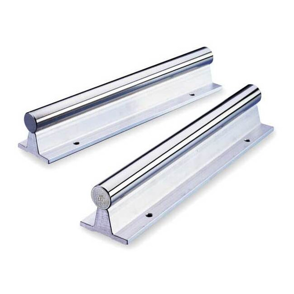 Thomson Support Rail,Aluminum,0.500 In D,24 In SR8-PD
