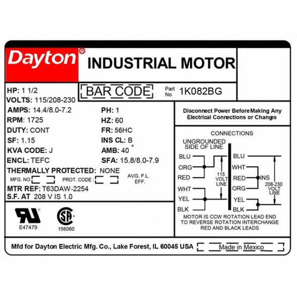Dayton 1K082