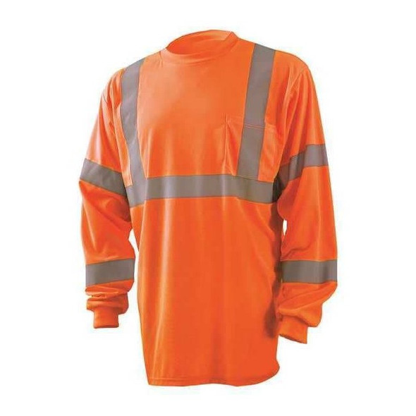 Occunomix T-Shirt, 3, R, Polyester, Orange, 3XL LUX-LSETP3B-O3X